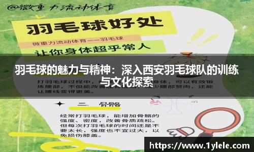 羽毛球的魅力与精神：深入西安羽毛球队的训练与文化探索