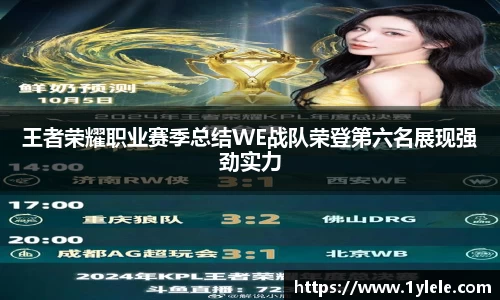 王者荣耀职业赛季总结WE战队荣登第六名展现强劲实力