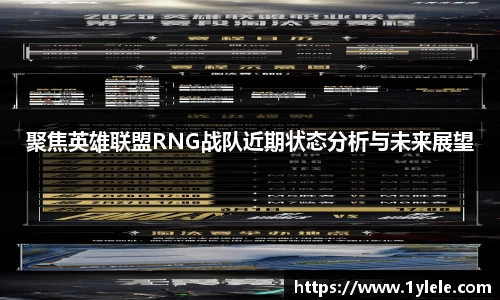 聚焦英雄联盟RNG战队近期状态分析与未来展望